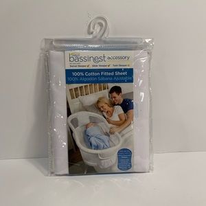 Halo Bassinest Swivel Sleeper Fitted Sheet White
